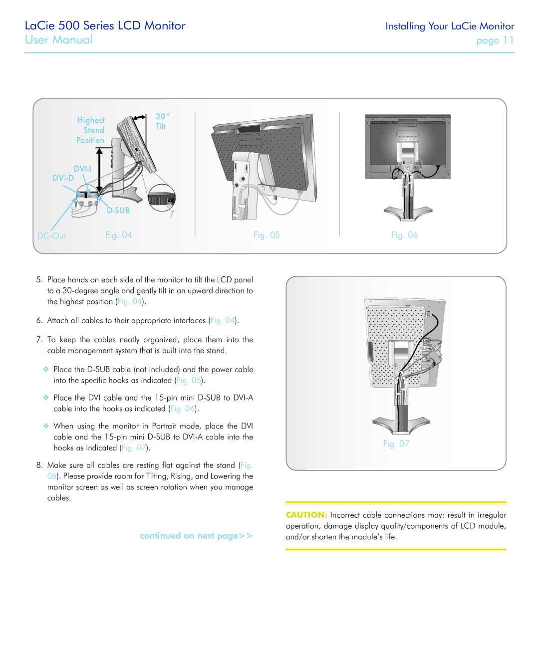 LaCie 526 user manual Tilt , Stand, DC-Out 